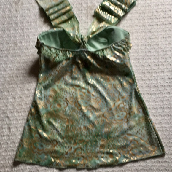 CHARLOTTE RUSSE HALTER BLOUSE W BUILT IN BRA - Picture 7 of 7